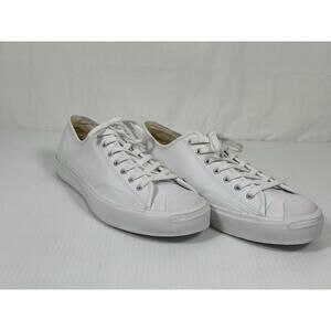 Converse Jack Purcell White Leather Comfort Wedge Soft Cushion Size 13‎ mens